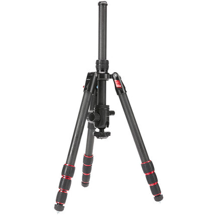 miliboo Tripode de Viaje en Fibra de Carbono con Cabezal Esferico 57 Pulgadas y Capacidad de 17 lb