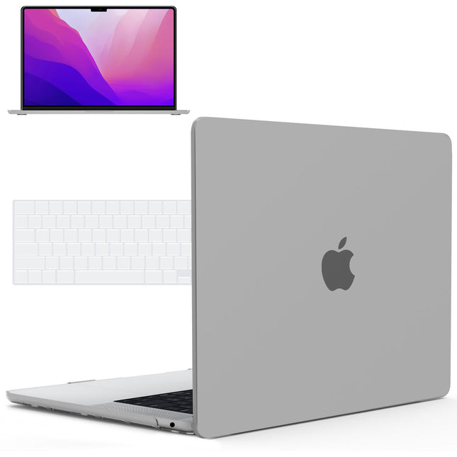 iBenzer Neon Party Funda rígida para MacBook Air 13.6" M2 2022 transparente ligera y antideslizante