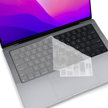 iBenzer Neon Party Funda rígida para MacBook Air 13.6" M2 2022 transparente ligera y antideslizante
