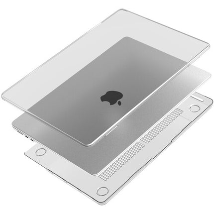 iBenzer Neon Party Funda rígida para MacBook Air 13.6" M2 2022 transparente ligera y antideslizante