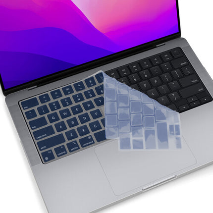 Funda iBenzer Neon Party para MacBook Air 13.6 M2 2022 Azul Marino ligera y antideslizante