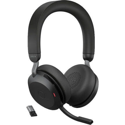 Jabra Evolve2 75 MS Auriculares Inalámbricos Cancelación Ruido 36 Horas Batería Negro