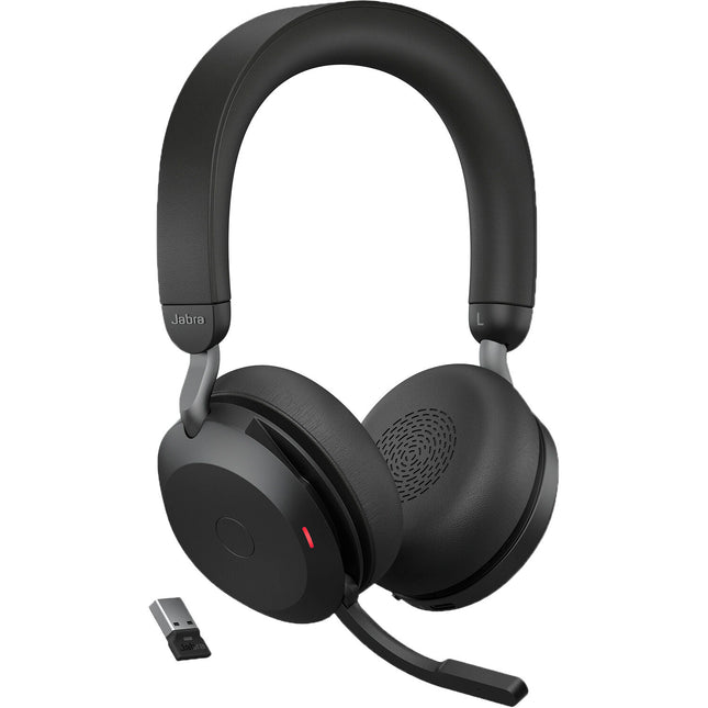 Jabra Evolve2 75 MS Auriculares Inalámbricos Cancelación Ruido 36 Horas Batería Negro