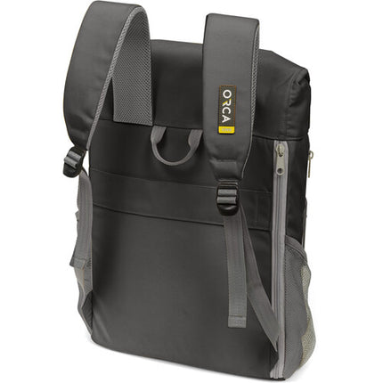 ORCA Any Day Mochila para Laptop Gris para Notebooks hasta 17 Pulgadas con Compartimento Acolchado y Manga para Carro