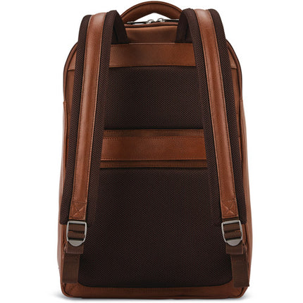 Samsonite Classic Leather Backpack Mochila para portátiles hasta 15.6 pulgadas con compartimentos organizadores y correas acolchadas