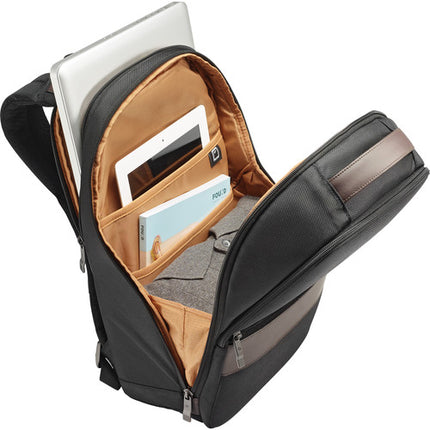 Samsonite Kombi Mochila Pequeña Negros Marrones para Laptop 14" con Bolsillos Acolchados