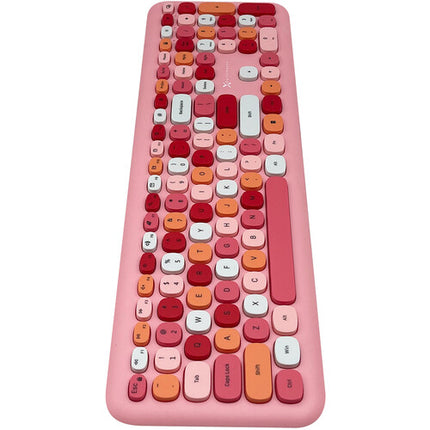 X9 Performance Teclado y Ratón Inalámbricos 2.4 GHz 1200 dpi Rosa