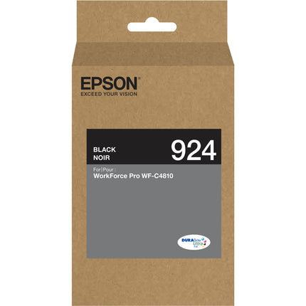 Epson DURABrite Ultra T924 Cartucho de Tinta Negro Capacidad Estándar Secado Rápido para WorkForce Pro WF-C4810