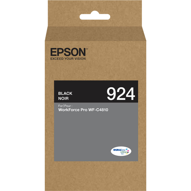 Epson DURABrite Ultra T924 Cartucho de Tinta Negro Capacidad Estándar Secado Rápido para WorkForce Pro WF-C4810