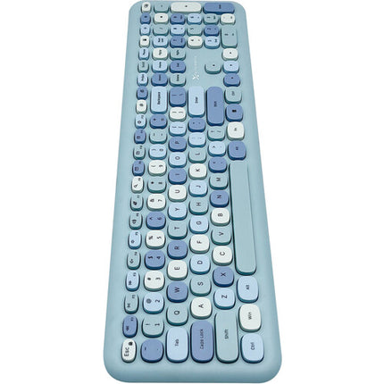 X9 Performance Teclado y Ratón Inalámbricos Azul 2.4 GHz 1200 dpi