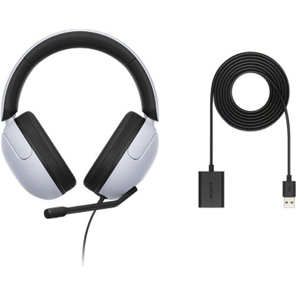 Sony INZONE H3 Auriculares con Cable Blanco 40mm Micrófono Unidireccional USB Audio Box