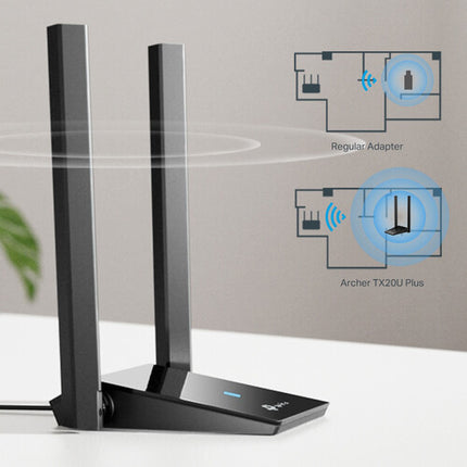 TP-Link Archer TX20U Plus AX1800 Adaptador Wi-Fi USB Dual Band 1775 Mb/s USB 3.0