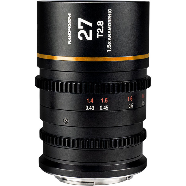 Venus Optics Laowa Nanomorph 27mm T2.8 1.5x Lente Anamórfica para Sony E con Filtro 55mm