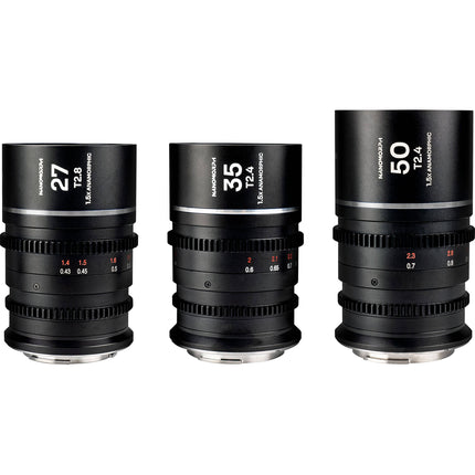 Venus Optics Laowa Nanomorph S35 Lentes Anamórficos 27 35 50mm 1.5x con Estuche Rigido