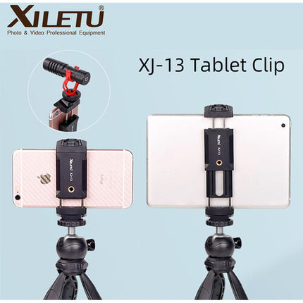 XILETU Universal Tablet and Smartphone Holder con Mini Trípode 1.9 a 6.9 pulgadas