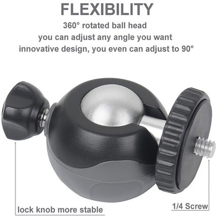 XILETU XS-20 Trípode de Mesa Capacidad 2.5kg Altura Máx 14cm