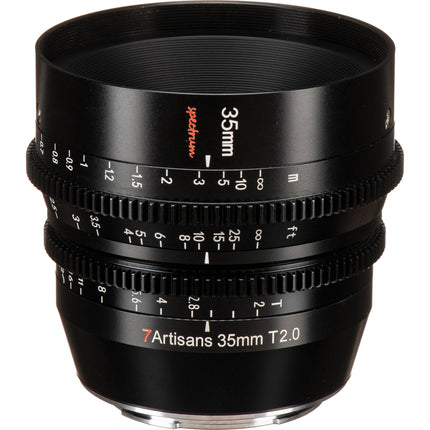 7Artisans 35mm T2.0 Spectrum Óptica Cine Z Mount Filtro 82mm Apertura T2.0