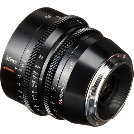7Artisans 35mm T2.0 Spectrum Óptica Cine Z Mount Filtro 82mm Apertura T2.0
