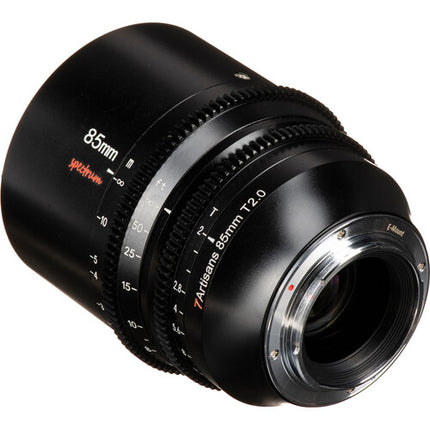 7Artisans 85mm T2.0 Objetivo Cine Filtro 82mm Montura E Full Frame