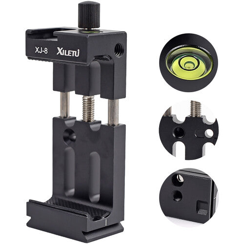 XILETU XJ-8 Soporte para Móvil Negro Para Dispositivos 2.4 a 3.5 Pulgadas