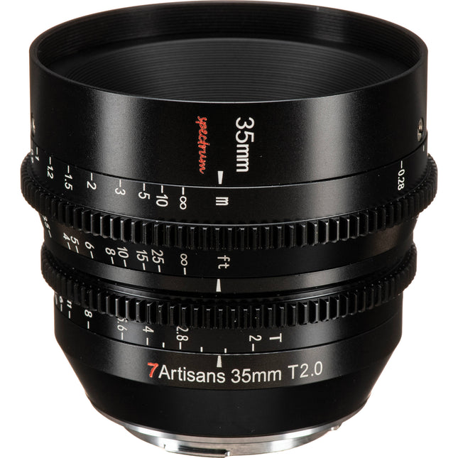 7Artisans 35mm T2.0 Objetivo Cine Prime Montura L Filtro 82mm