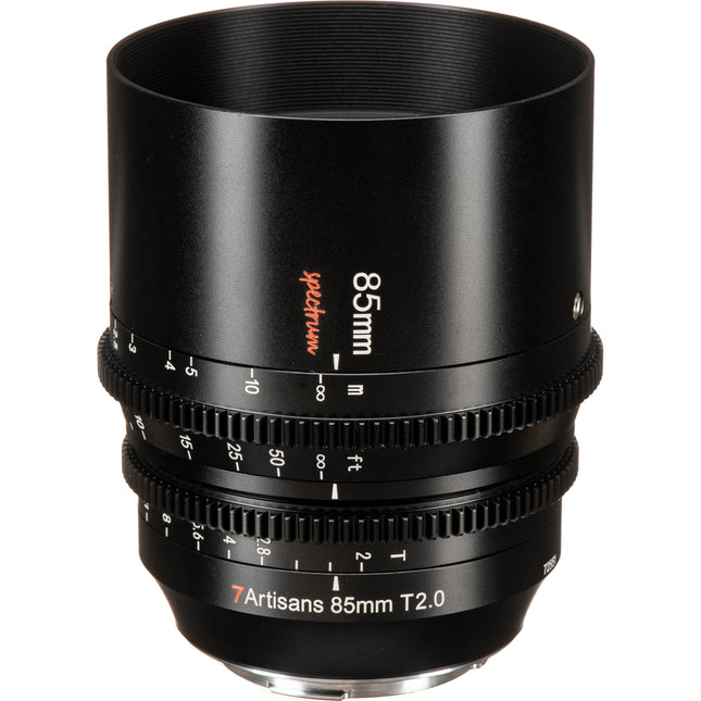 7Artisans 85mm T2.0 Objective Cine Montura L Sensor Full Frame Apertura T2.0