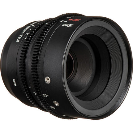 7Artisans 50mm T2.0 Spectrum Lente Cine Full Frame Filtro 82mm