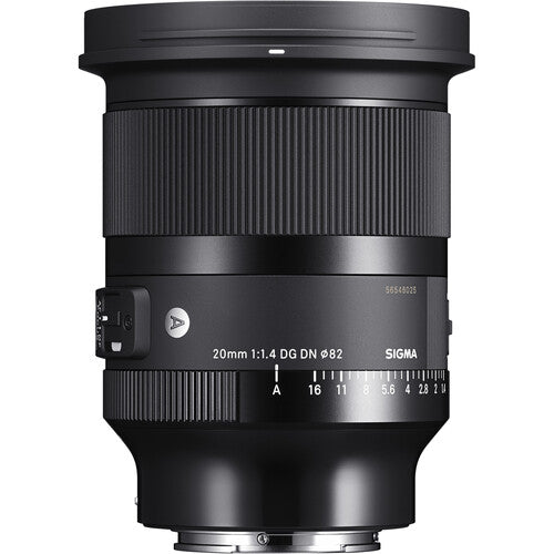 Sigma 20mm f1.4 DG DN Art lente Sony E formato Full Frame f1.4-16