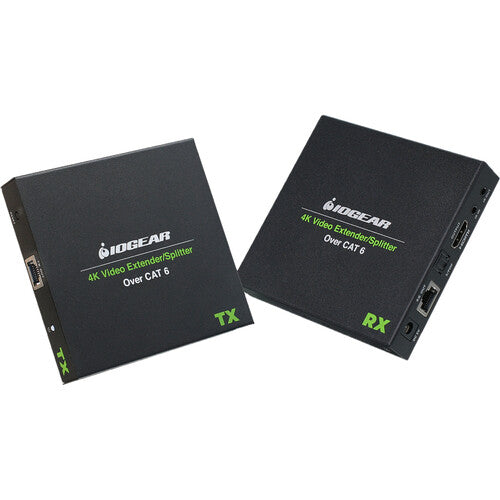 IOGEAR GVE4K60KIT Extensor y Divisor de Video 4K sobre Cat 6 con Alcance 70m