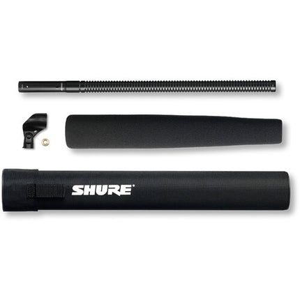 Shure VP89L Micrófono Modular Supercardioide Largo ángulo 30° Case Foam Windscreen