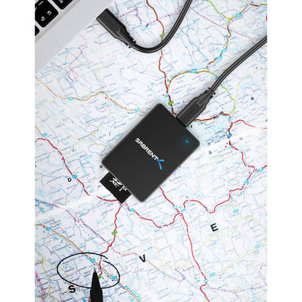 Sabrent SD Express Lector de Tarjetas USB 3.2 Gen 2 Tipo C 985 MB/s