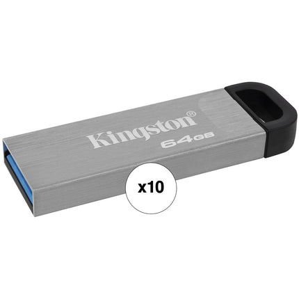 Kingston 64GB DataTraveler Kyson Memoria USB 3.2 Gen 1 Tipo A 10 Pack