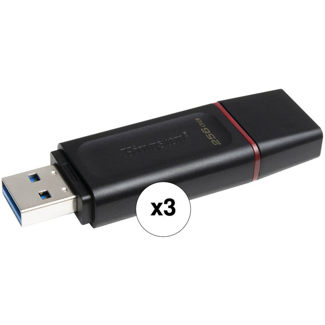 Kingston DataTraveler Exodia Unidad Flash USB 3.2 256GB 3 Pack