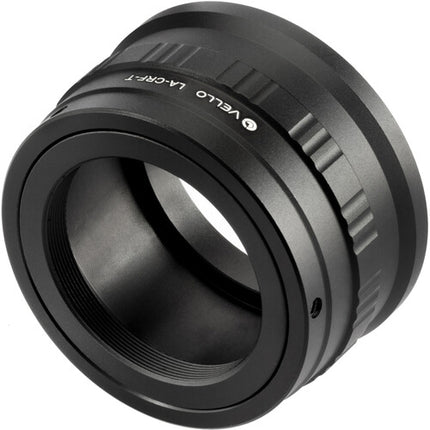 Vello Adaptador de Montura T para Canon RF Acabado Mate Interior Negro