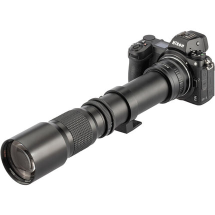 Adaptador de Montura T a Nikon Z para Objetivos Construcción de Aleación de Zinc y Enfoque Infinito