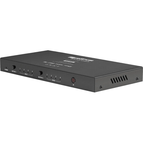 WyreStorm 4K 4x2 conmutador matriz HDMI 4 entradas 2 salidas 18 Gb/s