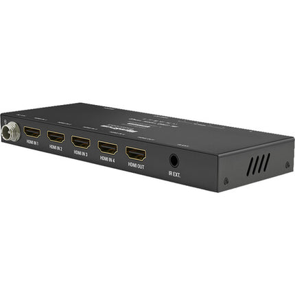 WyreStorm 4K HDR 4x1 conmutador HDMI con soporte HDR10 y 18 Gb/s velocidad