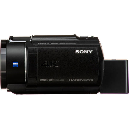 Sony FDR-AX43A Handycam Videocámara 4K UHD 20x Zoom 3" Pantalla táctil
