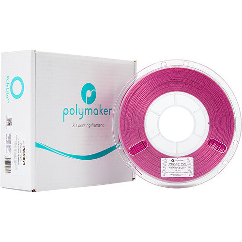 Polymaker 1.75mm PolyLite Silk PLA Filamento 1kg Diámetro 1.75mm Color Silk Magenta