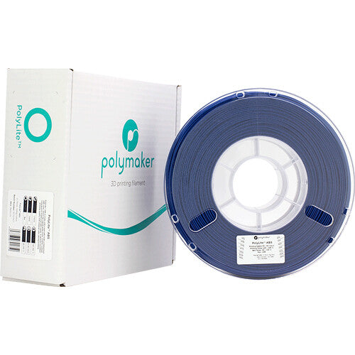Polymaker 1.75mm PolyLite ABS Filamento Azul 1kg Resealable Vacuum Bag