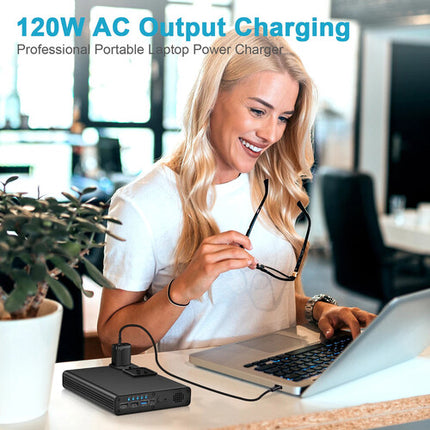 GyroVu Power Bank portátil 36000mAh con inversor 110V y carga USB-C 45W