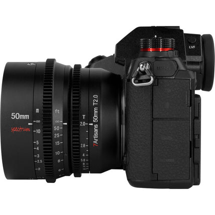 7Artisans 50mm T2.0 Spectrum Lente Cine Montura L Filtro 82mm Apertura T2.0