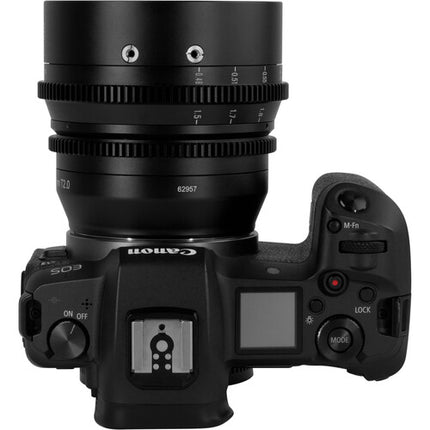 7Artisans 50mm T2.0 Lente Cine Prime Montura RF con Apertura T2.0 y Distancia mínima 18.9"