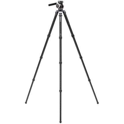 Benro Mammoth Tripode de Fibra de Carbono 68.5 Pulgadas 33 lb Cabezal WH15 para Fotografia de Naturaleza