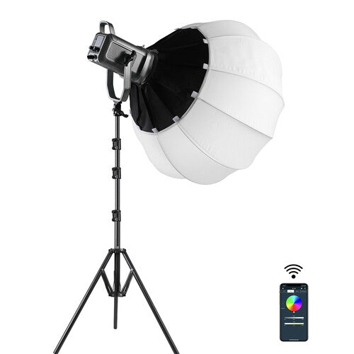 GVM PR150R Kit de Luz LED RGB Bi-Color para Video con Softbox 5440 Lux 2700-7500K