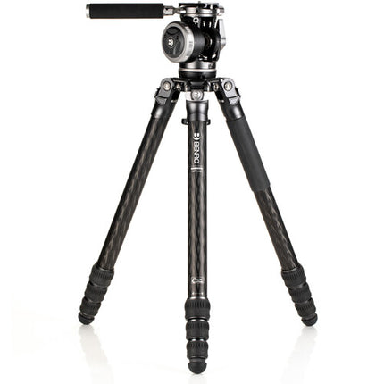 Benro Mammoth Tripode de Fibra de Carbono 68.5 Pulgadas 33 lb Cabezal WH15 para Fotografia de Naturaleza