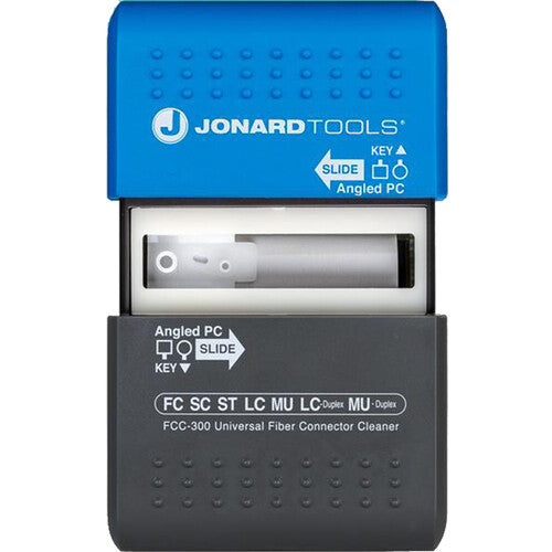 Jonard Tools Universal Limpiador de Conectores de Fibra Soporta PC y APC Más de 500 Limpiezas