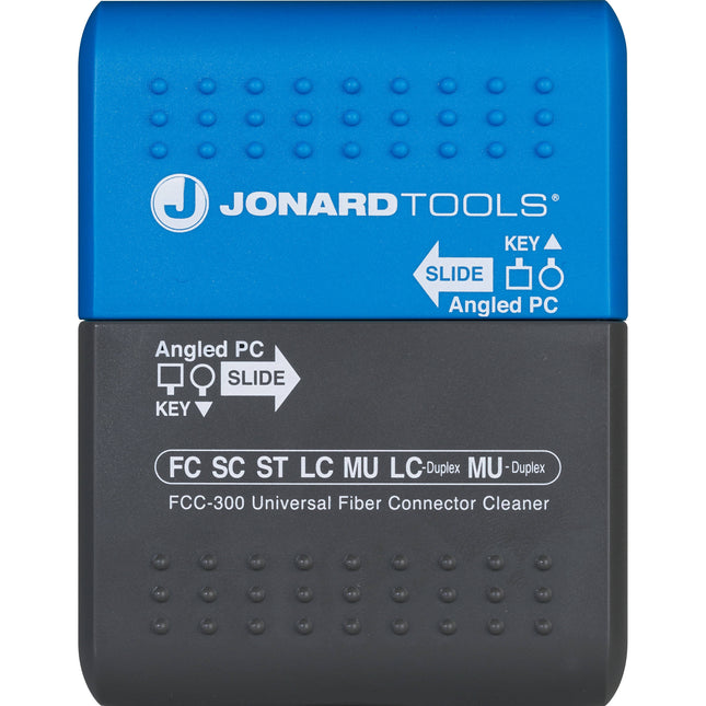 Jonard Tools Universal Limpiador de Conectores de Fibra Soporta PC y APC Más de 500 Limpiezas