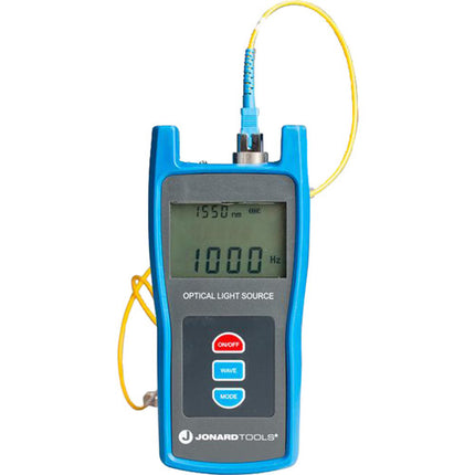 Jonard Tools FLS-50 Fuente de Luz Óptica 1310 1550nm con Adaptadores FC LC SC