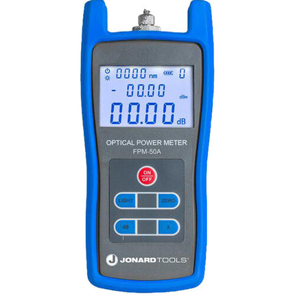 Jonard Tools FPL-5050 Medidor de Potencia Óptica y Fuente de Luz Kit -50 a +26 dBm Monomodo